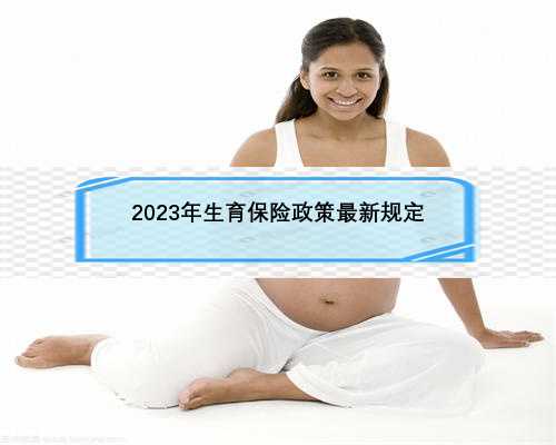 2023年生育保险政策最新规定